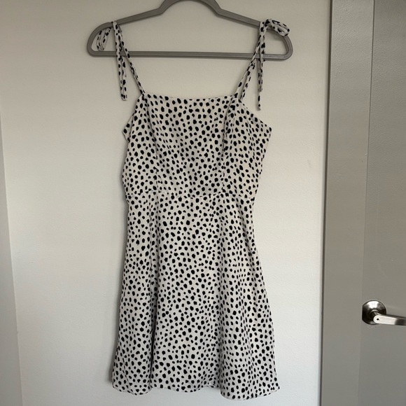 Polka Dot Spaghetti Strap Dress - Picture 2 of 9